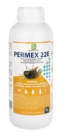Permex 22E - opryska na muchy, komary, karaczany 1L - Bleu Line